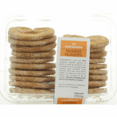 BISCUITS PALMIERS FEUILLETES 250g